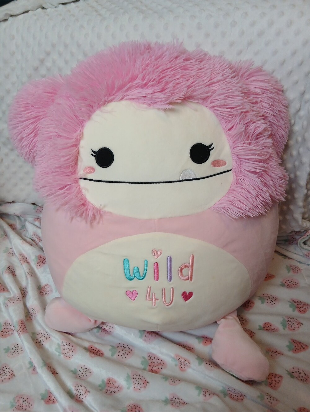 Squishmallow Plush Stuffed Toy Kids Girls Valetine Pink